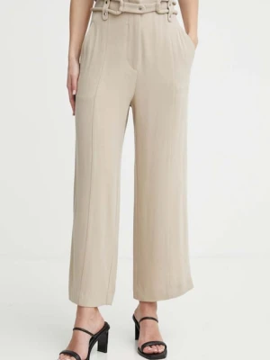 IRO spodnie z domieszką wełny