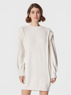 IRO Sukienka dzianinowa Lorely AR641 Biały Relaxed Fit