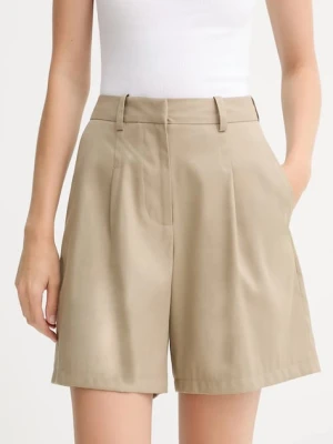 IRO szorty z domieszką wełny