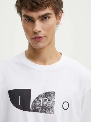 IRO t-shirt bawełniany biały