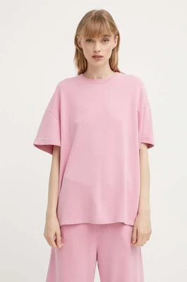 IRO t-shirt damski kolor różowy
