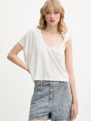 IRO top damskie kolor biały WM16MARRY