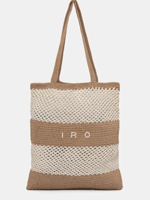 IRO torebka bawełniana kolor beżowy WM46STRINGBAG