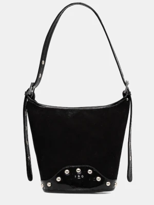 IRO torebka skórzana WM44SMALLZYKEBI kolor czarny ZYKEBI