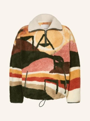 Isabel Marant Bluza Z Futerkiem Marley beige