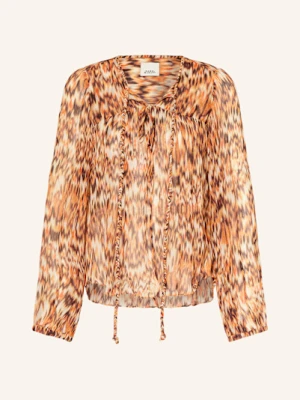 Isabel Marant Bluzka Ametissa Z Jedwabiu orange