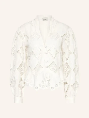 Isabel Marant Bluzka Nina Z Koronki weiss
