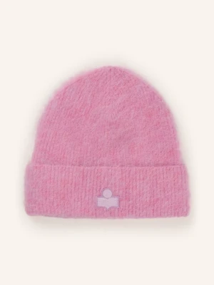 Isabel Marant Czapka Peeta Z Alpaki pink