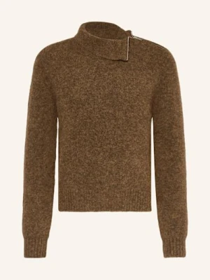 Isabel Marant Golf Aliocha Z Alpaką braun