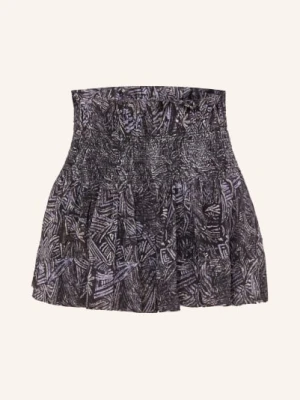 Isabel Marant Jedwabne Szorty Maelly Z Falbankami grau