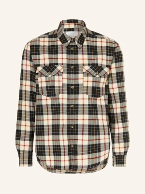 Isabel Marant Koszula Flanelowa Saul Slim Fit weiss biały
