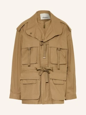 Isabel Marant Kurtka Polowa Beriza gruen