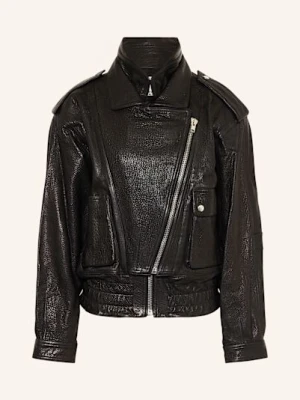 Isabel Marant Kurtka Skórzana Aneli schwarz