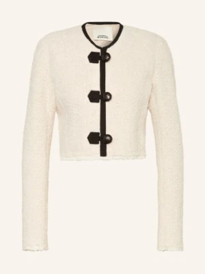Isabel Marant Kurtka Z Bouclé Gradilia weiss