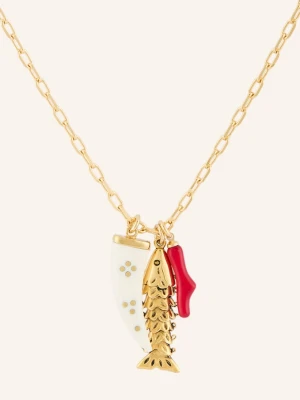 Isabel Marant Łańcuszek Long Necklace gold