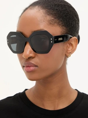 Isabel Marant okulary przeciwsłoneczne damskie kolor czarny