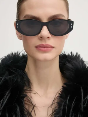 Isabel Marant okulary przeciwsłoneczne damskie kolor czarny IM 0185/G/S