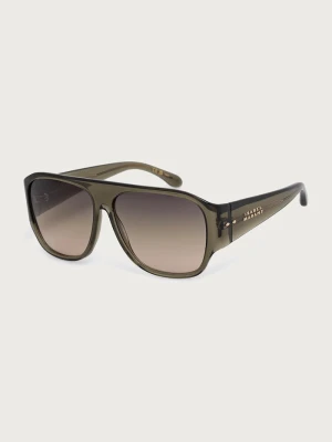 Isabel Marant okulary przeciwsłoneczne damskie zielony