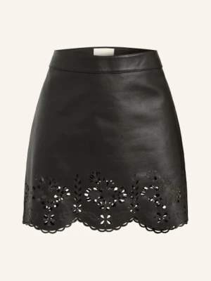 Isabel Marant Skórzana Spódnica Natea schwarz