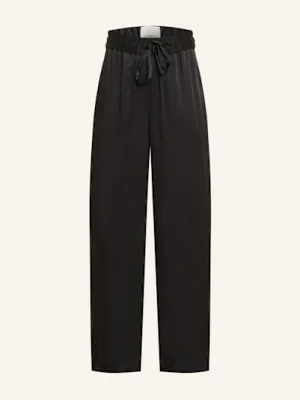 Isabel Marant Spodnie Satynowe Kendry schwarz