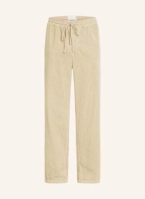 Isabel Marant Spodnie Sztruksowe Nirlen Regular Fit beige