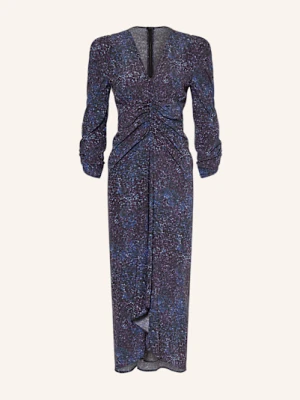 Isabel Marant Sukienka Koktajlowa Albini Z Jedwabiu Z Rękawami 3/4 blau