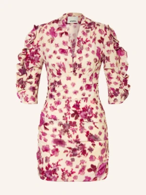 Isabel Marant Sukienka Koktajlowa Doris Z Jedwabiu rosa