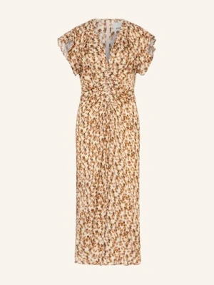 Isabel Marant Sukienka Z Dodatkiem Jedwabiu gelb