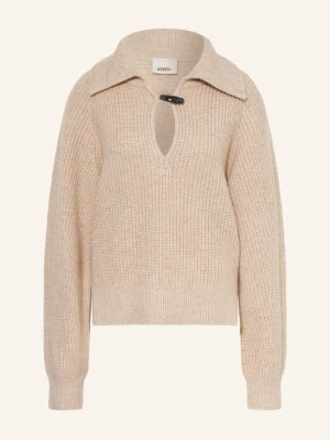 Isabel Marant Sweter Typu Troyer Miranda Z Wełną Merynosową I Kaszmirem beige