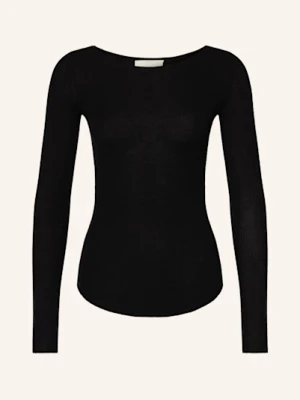 Isabel Marant Sweter Z Kaszmiru Izzie Z Dodatkiem Jedwabiu schwarz