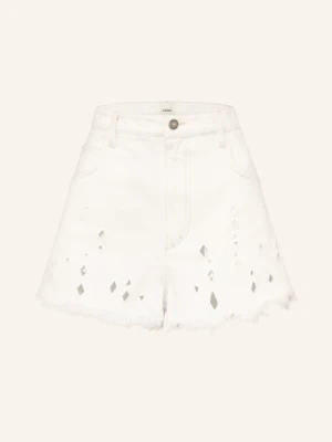 Isabel Marant Szorty Jeansowe Aecia weiss