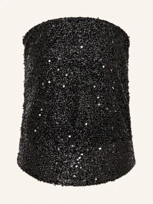 Isabel Marant Top Aviana Z Cekinami schwarz