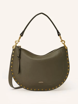Isabel Marant Torba Na Ramię Oskan Z Ćwiekami gruen