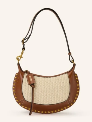 Isabel Marant Torba Na Ramię Oskan Z Nitami beige