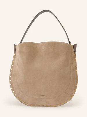 Isabel Marant Torba Shopper Oskan Z Saszetką I Ćwiekami beige