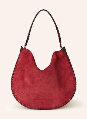 Isabel Marant Torebka Hobo Oskan rot