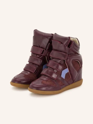 Isabel Marant Wysokie Sneakersy Bekett rot