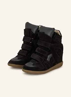 Isabel Marant Wysokie Sneakersy Bekett schwarz