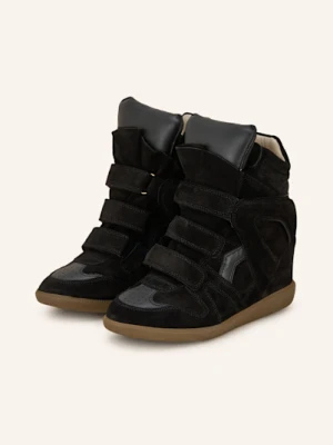Isabel Marant Wysokie Sneakersy Bekett schwarz