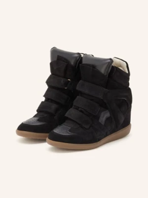 Isabel Marant Wysokie Sneakersy Bekett schwarz