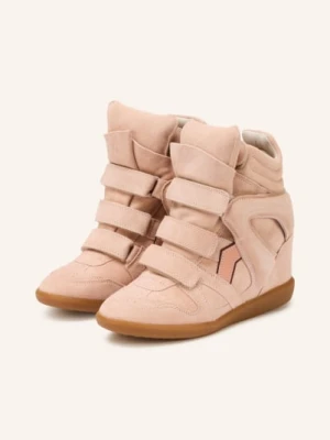 Isabel Marant Wysokie Trampki Bekett rosa