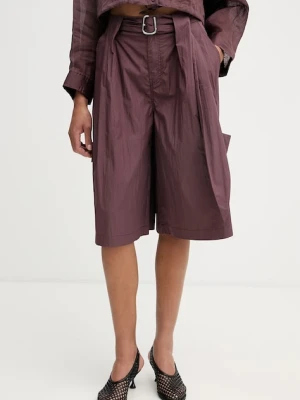 Isabelle Blanche bermudy damskie z bawełną