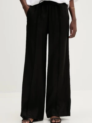 Isabelle Blanche spodnie damskie z dodatkiem lnu