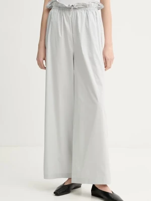 Isabelle Blanche spodnie paperbag damskie z bawełną