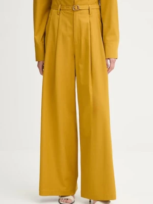 ISABELLE BLANCHE spodnie z domieszką wełny