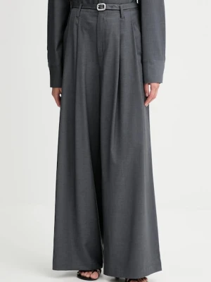 ISABELLE BLANCHE spodnie z domieszką wełny