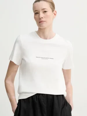 ISABELLE BLANCHE t-shirt damski kolor biały IS25SS-T153-T013