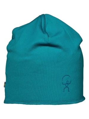 Isbjörn Czapka beanie "Panda" w kolorze morskim rozmiar: 56-58 cm