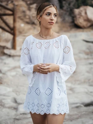 Isla Bonita by SIGRIS Bluzka w kolorze białym rozmiar: XL