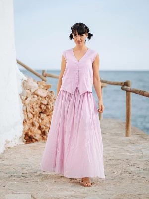 Isla Bonita by SIGRIS Spódnica w kolorze jasnoróżowym rozmiar: XL